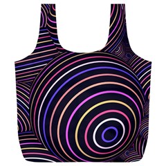 Abtract Colorful Spheres Full Print Recycle Bags (L) 