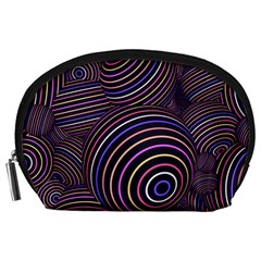 Abtract Colorful Spheres Accessory Pouches (Large) 