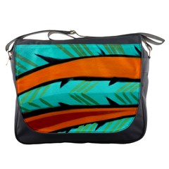 Abstract Art Artistic Messenger Bags by Modern2018