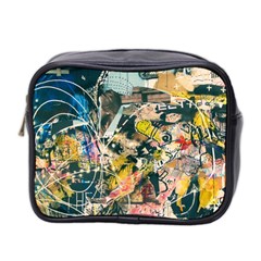 Abstract Art Berlin Mini Toiletries Bag 2-side