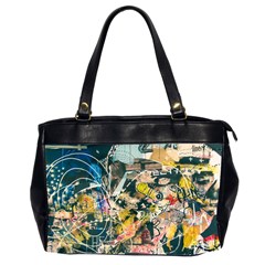 Abstract Art Berlin Office Handbags (2 Sides) 