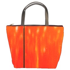 Abstract Orange Bucket Bags by Modern2018