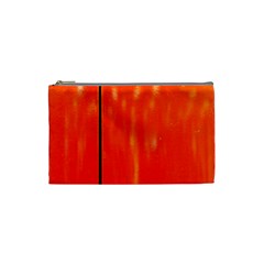 Abstract Orange Cosmetic Bag (small) 