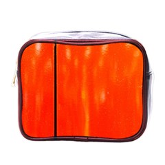 Abstract Orange Mini Toiletries Bags