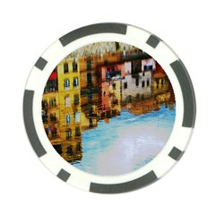 Architecture Art Blue Poker Chip Card Guard (10 Pack) by Modern2018