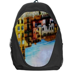 Architecture Art Blue Backpack Bag by Modern2018