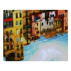 Architecture Art Blue Double Sided Flano Blanket (large)  by Modern2018