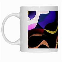 Abstract Full Colour Background White Mugs by Modern2018