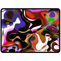 Abstract Full Colour Background Fleece Blanket (large)  by Modern2018