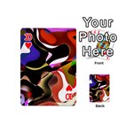 Abstract Full Colour Background Playing Cards 54 (Mini)  Front - Heart10