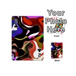 Abstract Full Colour Background Playing Cards 54 (Mini)  Front - Club2