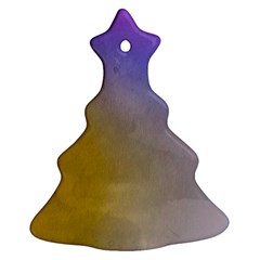 Abstract Smooth Background Christmas Tree Ornament (two Sides) by Modern2018