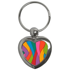 Abstract Background Colrful Key Chains (heart)  by Modern2018