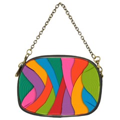 Abstract Background Colrful Chain Purses (Two Sides) 