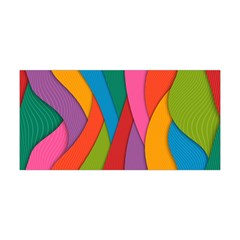 Abstract Background Colrful Yoga Headband