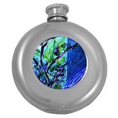 House Will Be Built 1 Round Hip Flask (5 oz)