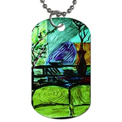 House Will Be Built Dog Tag (one Side) by bestdesignintheworld