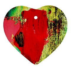 Humidity 9 Heart Ornament (two Sides) by bestdesignintheworld