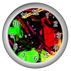 Spooky Attick 8 Wall Clocks (silver)  by bestdesignintheworld