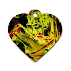 Spooky Attick 9 Dog Tag Heart (one Side)