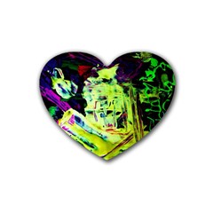 Spooky Attick 10 Heart Coaster (4 Pack)  by bestdesignintheworld