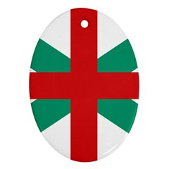 Naval Jack Of Bulgaria Ornament (oval)