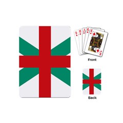 Naval Jack Of Bulgaria Playing Cards (mini)  by abbeyz71