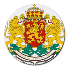 Coat Of Arms Of Bulgaria Round Mousepads by abbeyz71