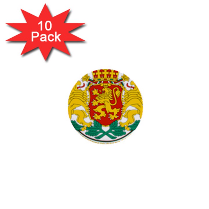 Coat of Arms of Bulgaria 1  Mini Buttons (10 pack) 