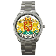 Coat of Arms of Bulgaria Sport Metal Watch