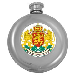 Coat of Arms of Bulgaria Round Hip Flask (5 oz)