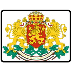 Coat of Arms of Bulgaria Fleece Blanket (Large) 