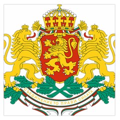 Coat of Arms of Bulgaria Large Satin Scarf (Square)