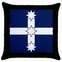 Eureka Flag Throw Pillow Case (black) by abbeyz71