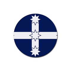 Eureka Flag Rubber Round Coaster (4 Pack)  by abbeyz71