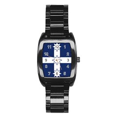 Eureka Flag Stainless Steel Barrel Watch by abbeyz71