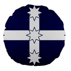 Eureka Flag Large 18  Premium Flano Round Cushions by abbeyz71