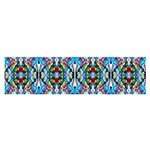 ARTWORK BY PATRICK-COLORFUL-34 Satin Scarf (Oblong) Front