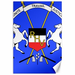 Coat Of Arms Of Upper Volta Canvas 24  X 36  by abbeyz71