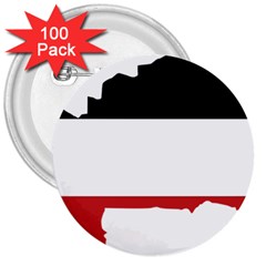 Flag Map Of Upper Volta 3  Buttons (100 Pack)  by abbeyz71