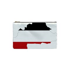 Flag Map Of Upper Volta Cosmetic Bag (small)  by abbeyz71