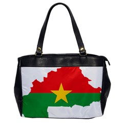 Burkina Faso Flag Map  Office Handbags by abbeyz71