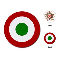 Roundel Of Burundi Air Force  Playing Cards (round)  by abbeyz71