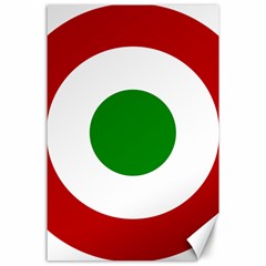 Roundel Of Burundi Air Force  Canvas 24  X 36 