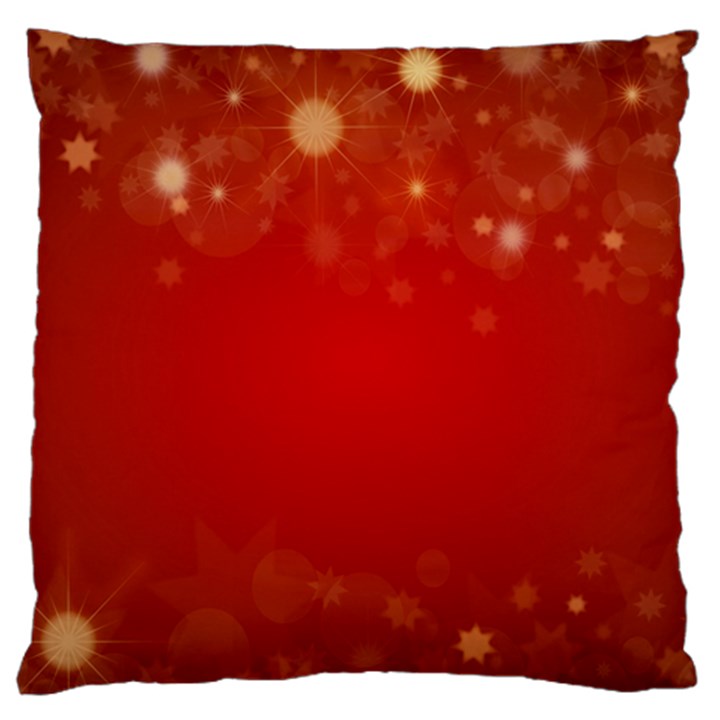 Background Abstract Christmas Large Cushion Case (Two Sides)