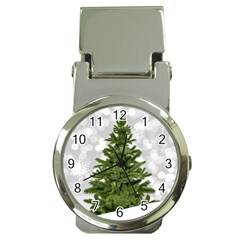 Christmas Xmas Tree Bokeh Money Clip Watches by Simbadda