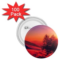 Italy Sunrise Sky Clouds Beautiful 1.75  Buttons (100 pack) 