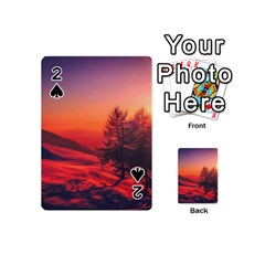 Italy Sunrise Sky Clouds Beautiful Playing Cards 54 (Mini) 