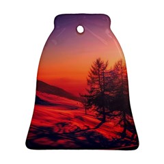 Italy Sunrise Sky Clouds Beautiful Ornament (Bell)