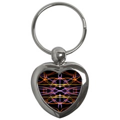 Wallpaper Abstract Art Light Key Chains (heart)  by Simbadda